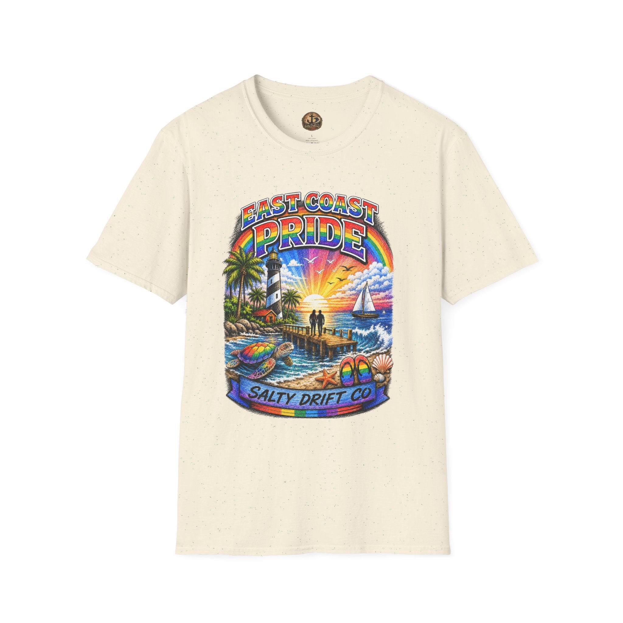 East Coast Pride T-Shirt — Palm Coast Florida Sunset Tee