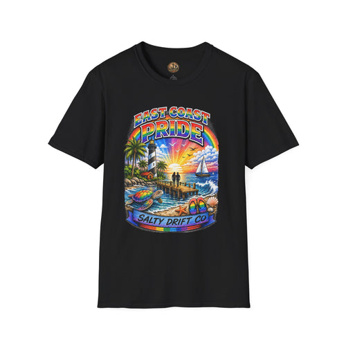 East Coast Pride T-Shirt — Palm Coast Florida Sunset Tee