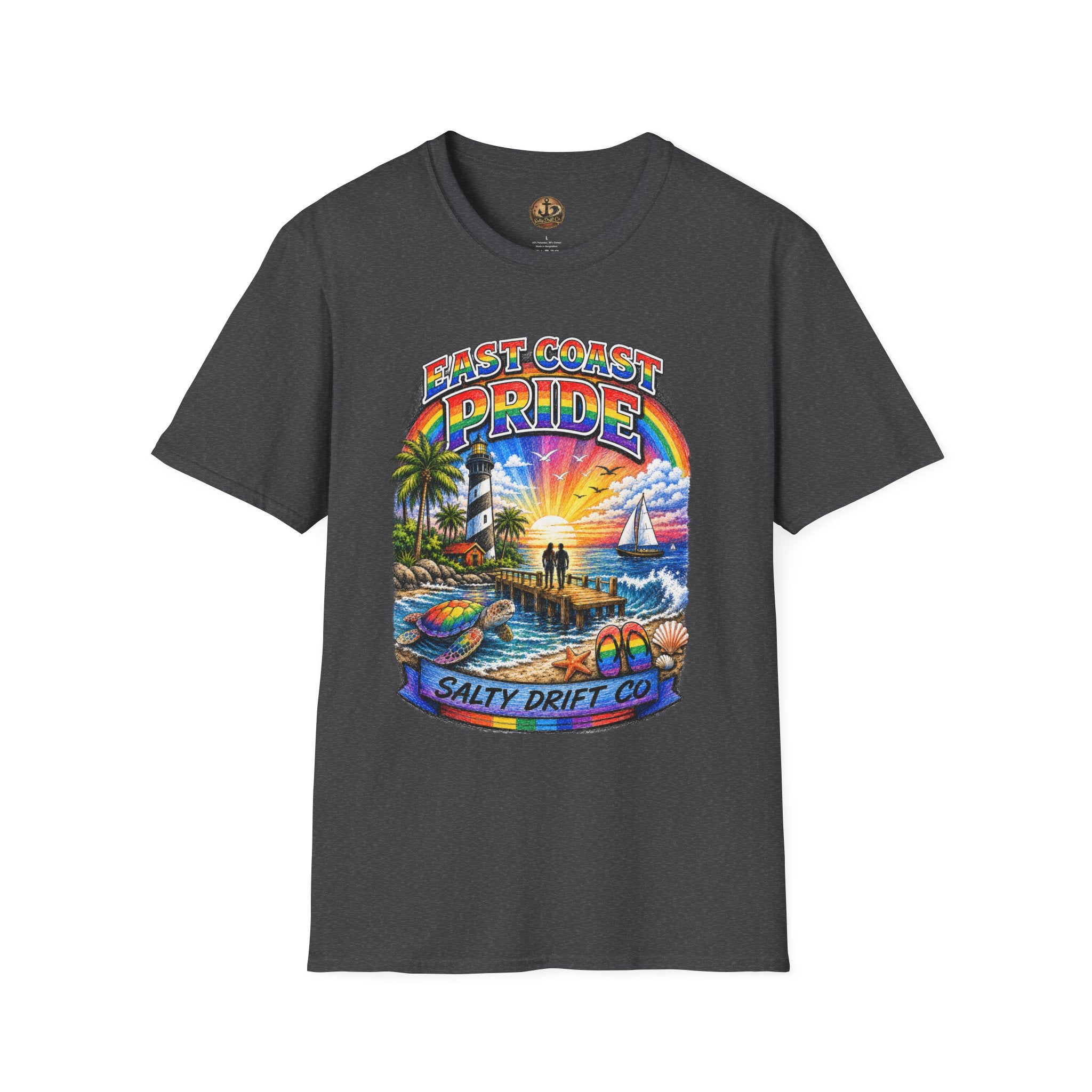 East Coast Pride T-Shirt — Palm Coast Florida Sunset Tee